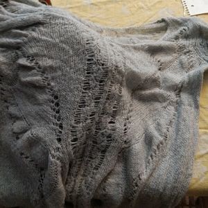 Silver threaded sweater